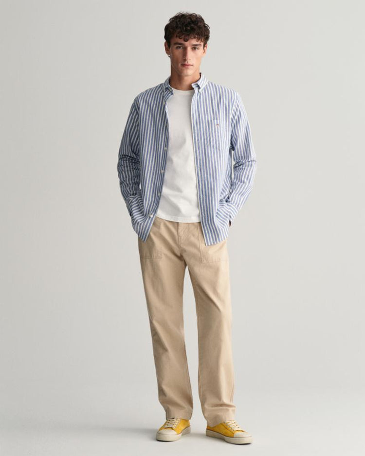 Gant Apparel Mens REG COT/LINEN SURPLUS CHINO 277/DRY SAND