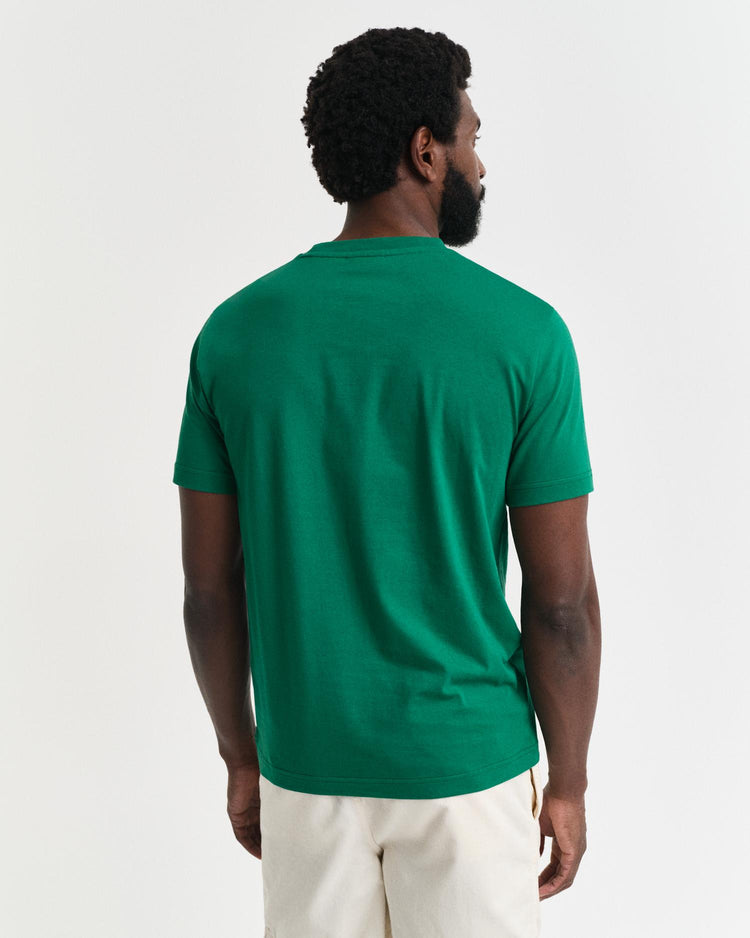 Gant Apparel Mens GRAPHIC SS TSHIRT 322/DEEP GREEN