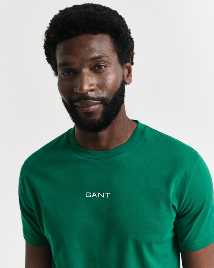Gant Apparel Mens GRAPHIC SS TSHIRT 322/DEEP GREEN