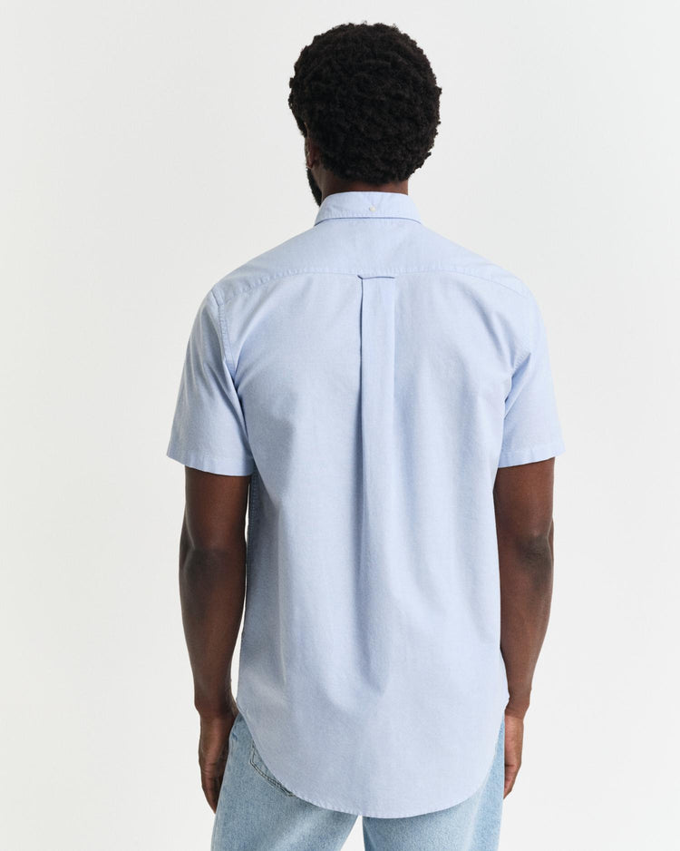 Gant Apparel Mens REG CLASSIC OXFORD SS SHIRT 455/LIGHT BLUE