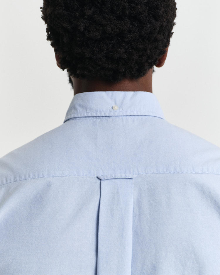 Gant Apparel Mens REG CLASSIC OXFORD SS SHIRT 455/LIGHT BLUE