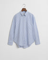 Gant Apparel Womens REL LUXURY OXFORD STRIPED BD SHIRT 419/PERFECT BLUE