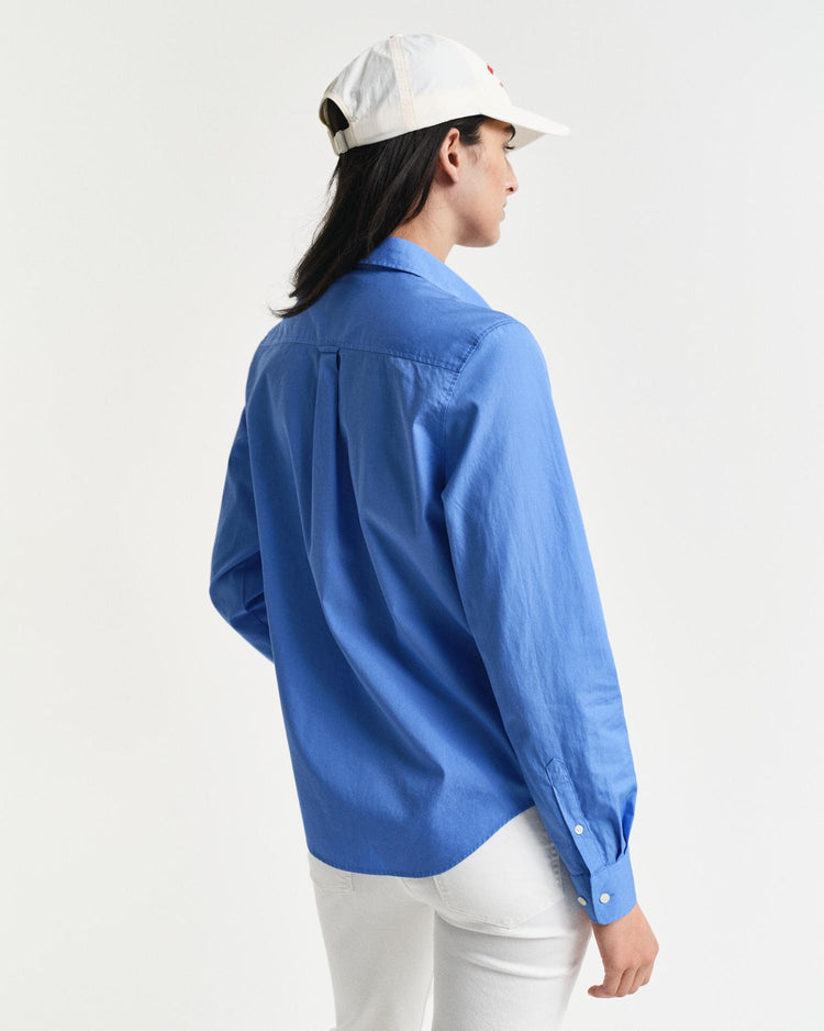 Gant Apparel Womens REG CLASSIC POPLIN SHIRT 419/PERFECT BLUE