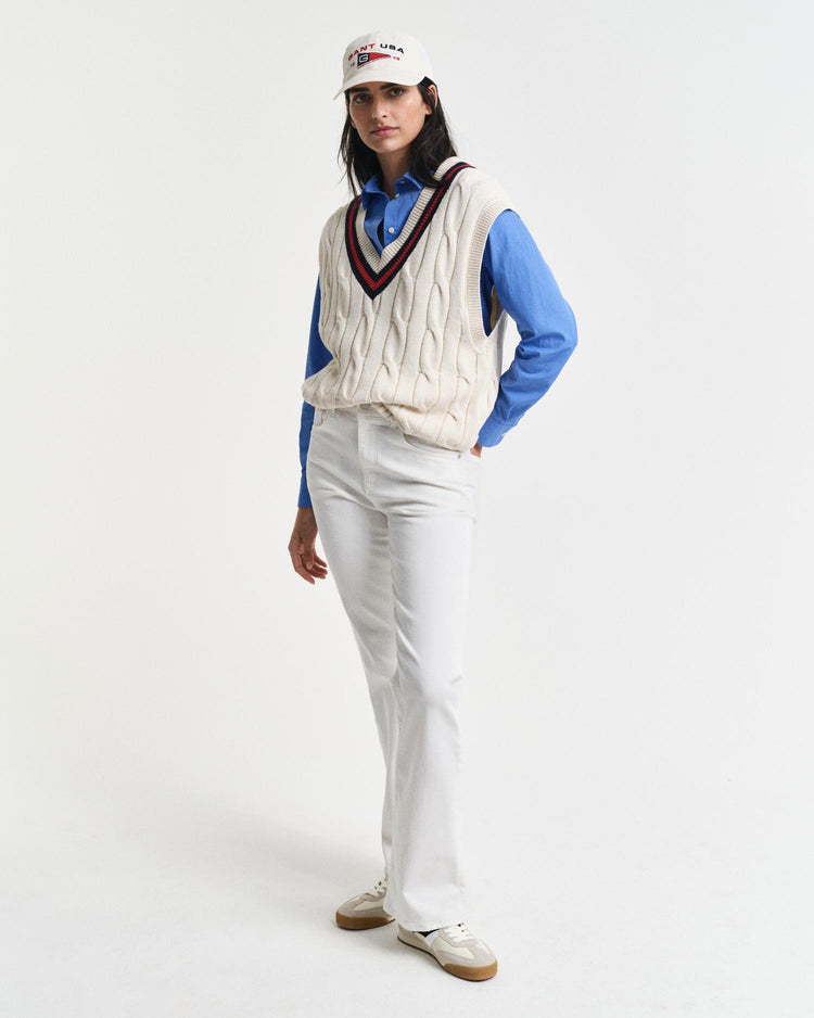 Gant Apparel Womens REG CLASSIC POPLIN SHIRT 419/PERFECT BLUE