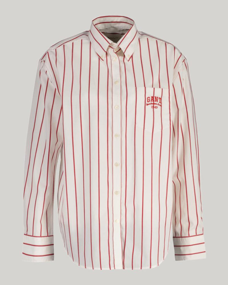 Gant Apparel Womens REL SMALL GRAPHIC SHIRT 630/RUBY RED