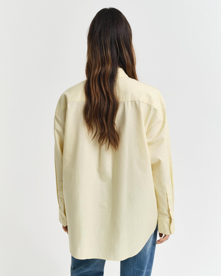 Gant Apparel Womens OS OXFORD BD SHIRT 700/DUSTY LIGHT YELLOW