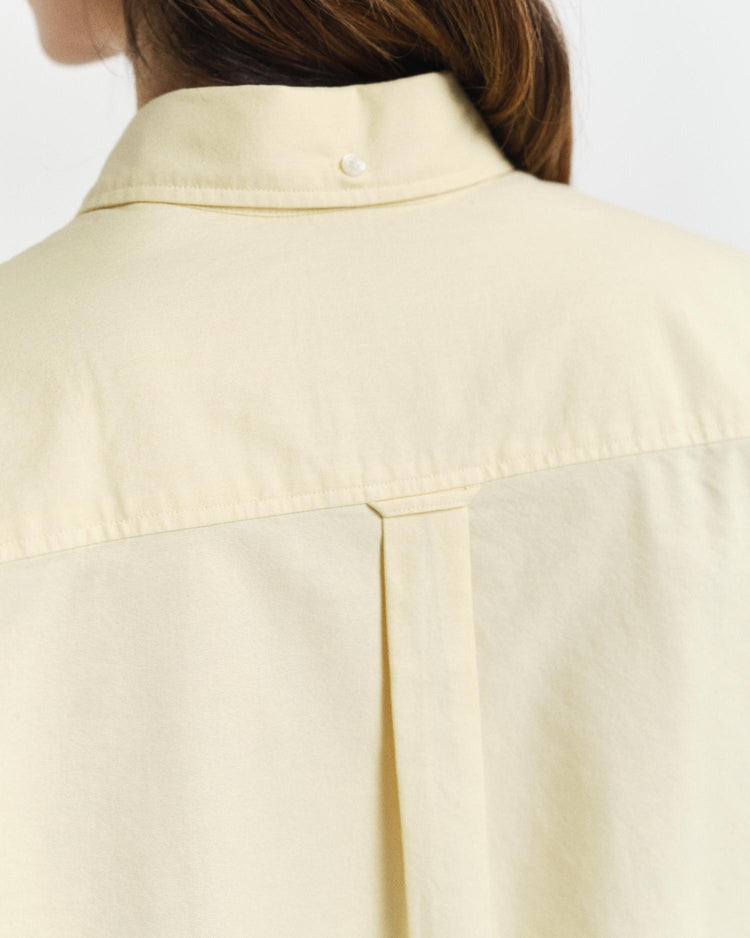 Gant Apparel Womens OS OXFORD BD SHIRT 700/DUSTY LIGHT YELLOW