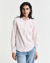 Gant Apparel Womens REG CLASSIC OXFORD STRIPED SHIRT 627/GERANIUM PINK