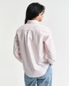 Gant Apparel Womens REG CLASSIC OXFORD STRIPED SHIRT 627/GERANIUM PINK