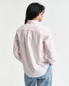 Gant Apparel Womens REG CLASSIC OXFORD STRIPED SHIRT 627/GERANIUM PINK