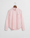 Gant Apparel Womens REG CLASSIC OXFORD STRIPED SHIRT 627/GERANIUM PINK