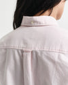 Gant Apparel Womens REG CLASSIC OXFORD STRIPED SHIRT 627/GERANIUM PINK