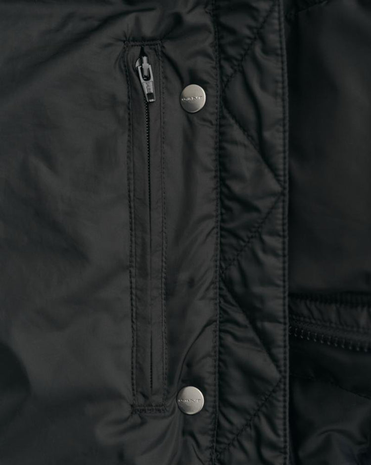 Gant Apparel Womens LIGHT DOWN GILET 5/BLACK