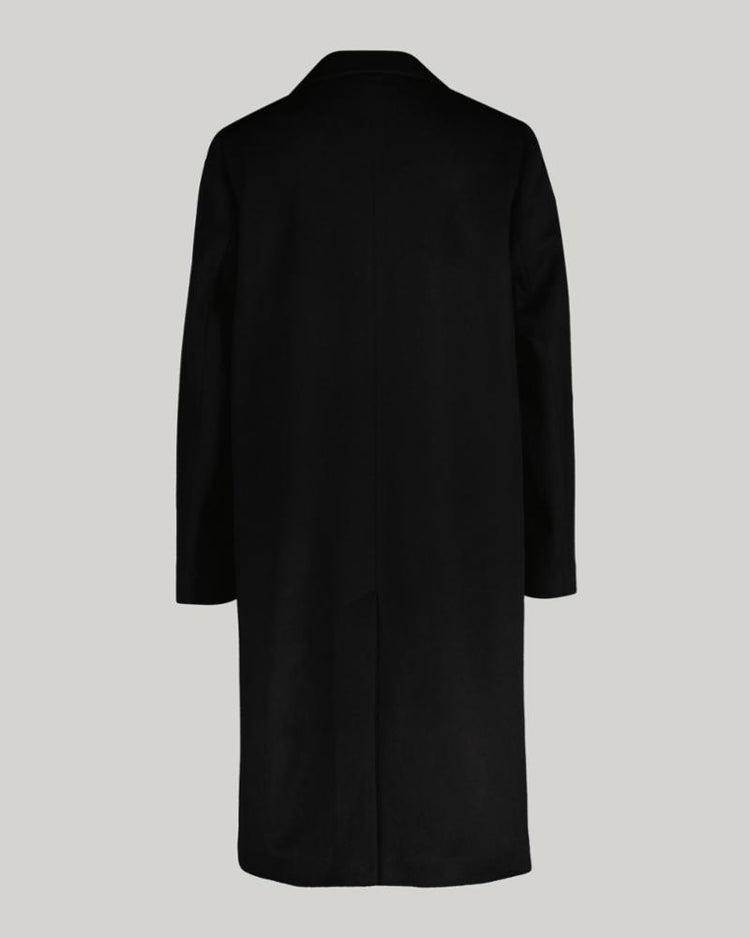 Gant Apparel Womens CLASSIC TAILORED WOOL COAT 005/BLACK