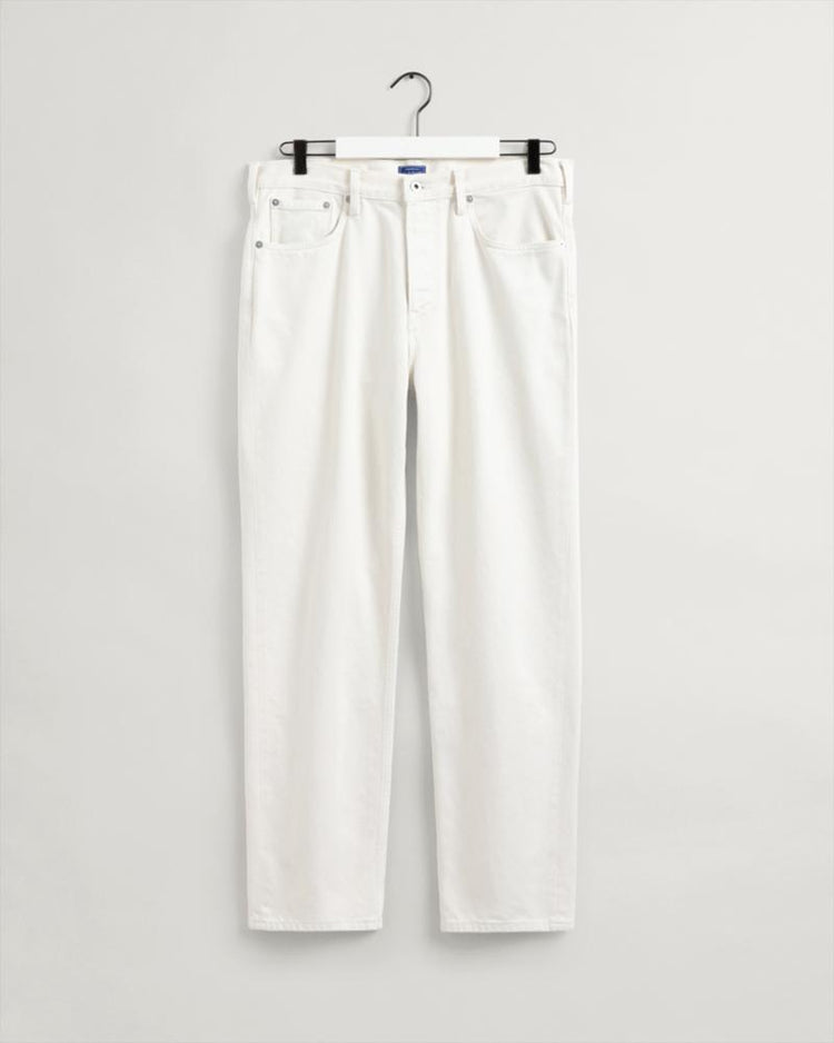 Gant Apparel Mens RELAXED COLORED DENIM 108/CAULK WHITE