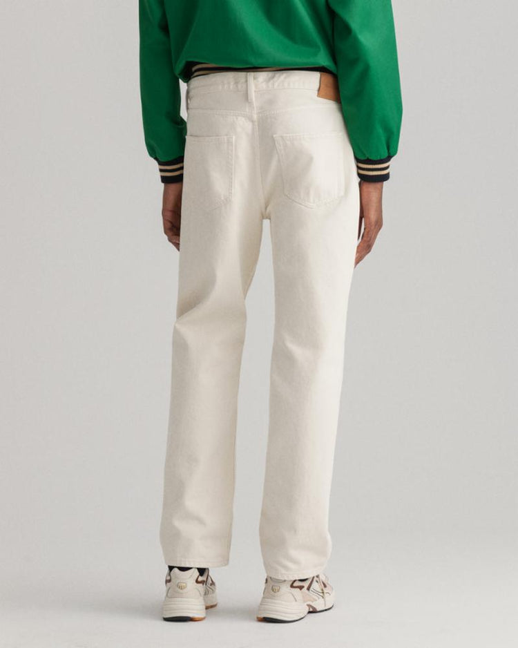 Gant Apparel Mens RELAXED COLORED DENIM 108/CAULK WHITE