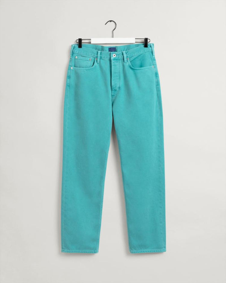 Gant Apparel Mens D2. RELAXED COLORED DENIM 347/AQUA GREEN