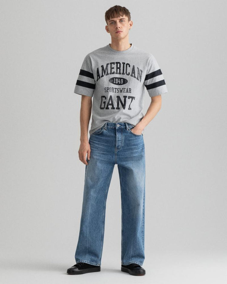 Gant Apparel Mens LOOSE STRAIGHT JEANS 993/LIGHT BLUE VINTAGE