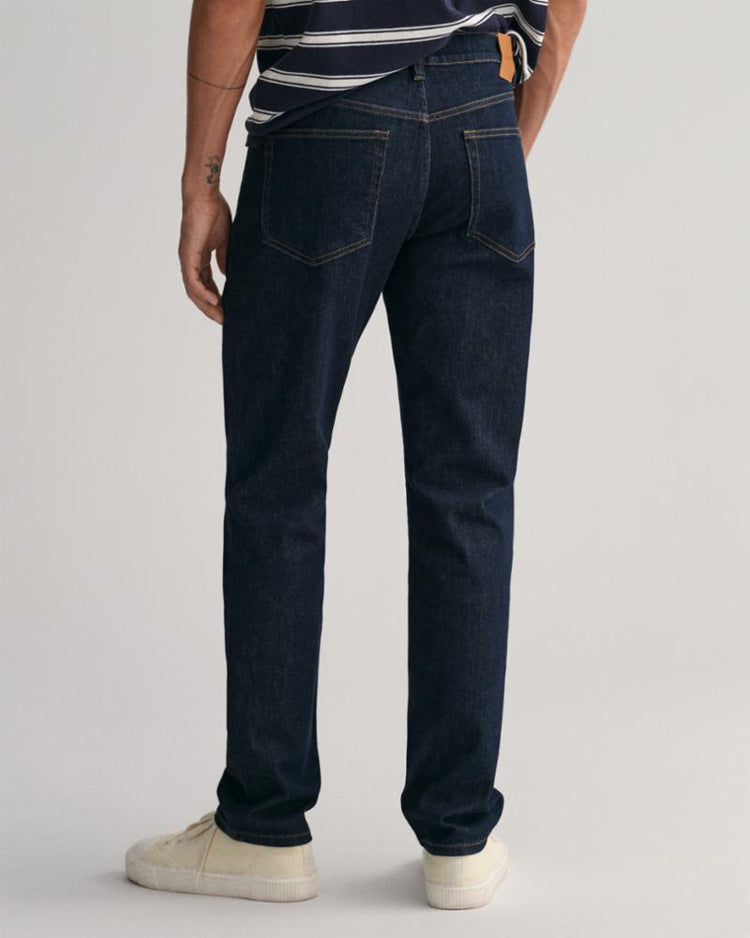 Gant Apparel Mens SLIM GANT JEANS 960/DARK BLUE