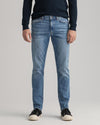 Gant Apparel Mens HAYES GANT JEANS 971/MID BLUE WORN IN