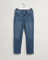 Gant Apparel Mens HAYES GANT JEANS 971/MID BLUE WORN IN