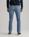 Gant Apparel Mens HAYES GANT JEANS 971/MID BLUE WORN IN