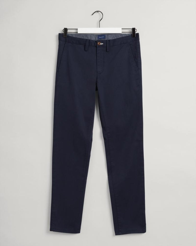 Gant Apparel Mens HALLDEN TWILL CHINOS 410/MARINE