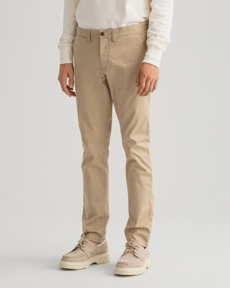 Gant Apparel Mens HALLDEN TWILL CHINOS 248/DARK KHAKI