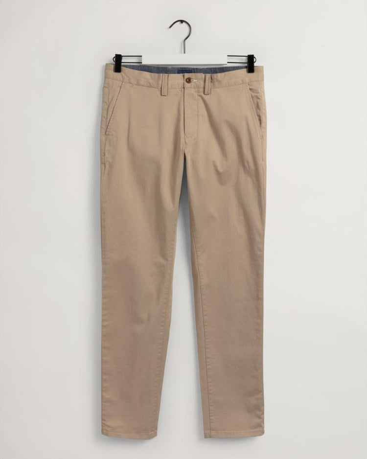 Gant Apparel Mens HALLDEN TWILL CHINOS 248/DARK KHAKI