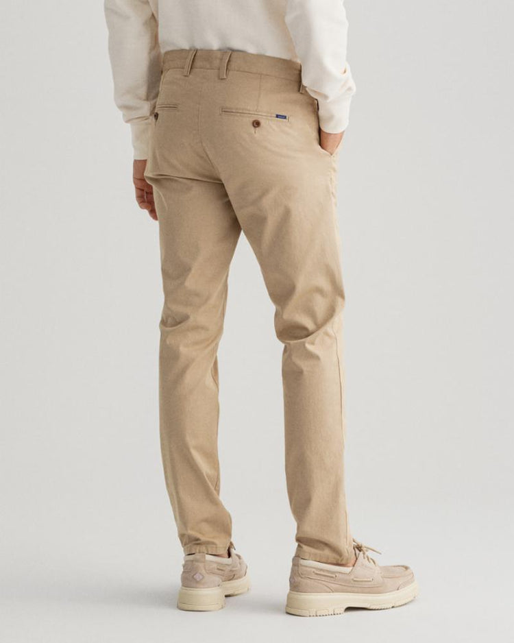 Gant Apparel Mens HALLDEN TWILL CHINOS 248/DARK KHAKI