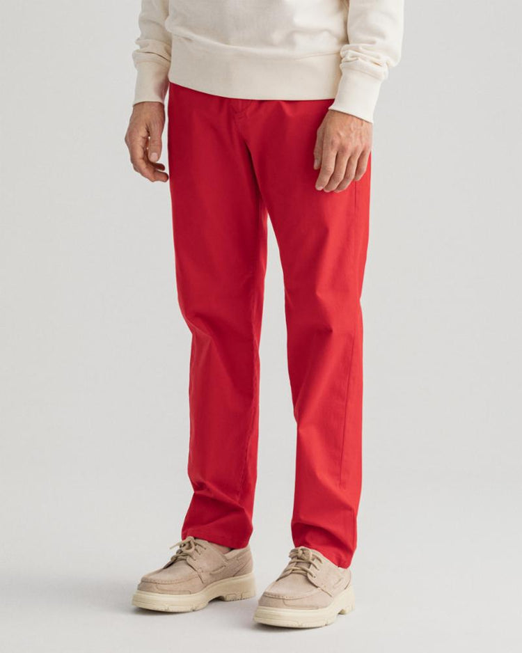 Gant Apparel Mens ALLISTER TWILL CHINOS 620/BRIGHT RED