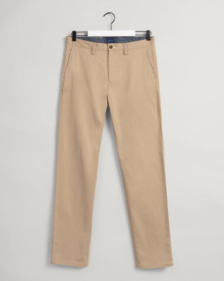 Gant Apparel Mens ALLISTER TWILL CHINOS 248/DARK KHAKI