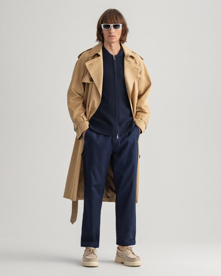 Gant Apparel Mens TAPERED COTTON CHINOS 410/MARINE