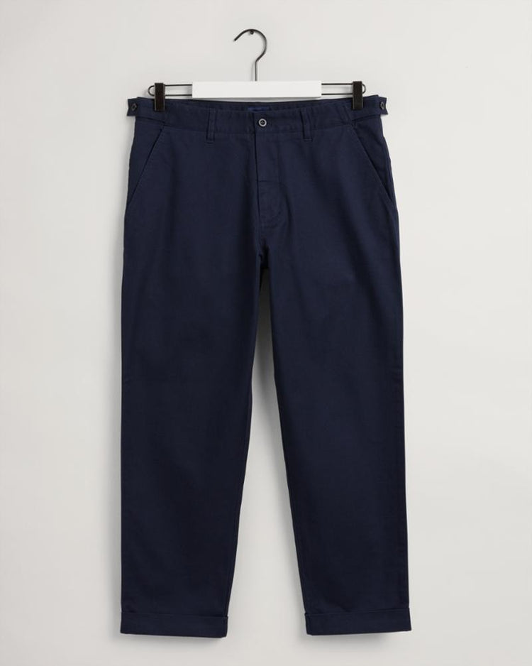 Gant Apparel Mens TAPERED COTTON CHINOS 410/MARINE