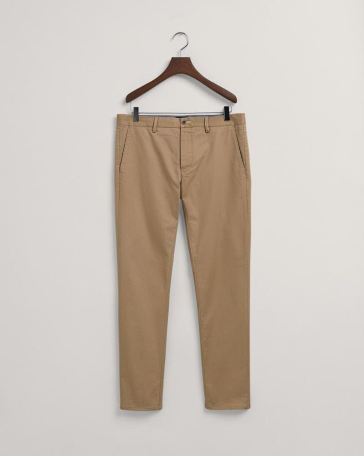 Gant Apparel Mens HALLDEN TECH PREP CHINOS 248/DARK KHAKI