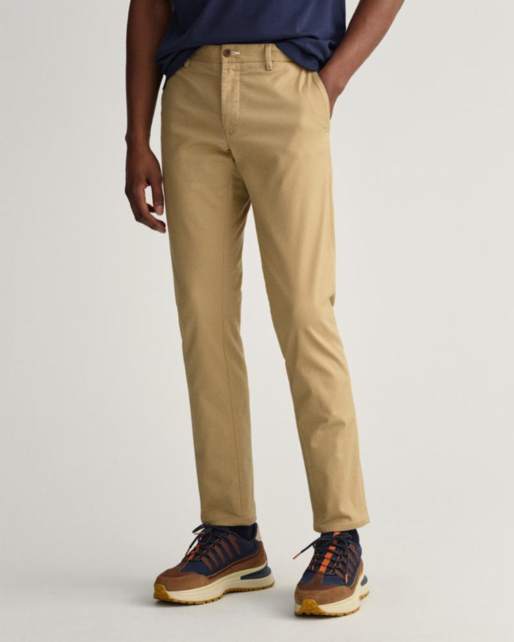 Gant Apparel Mens HALLDEN TECH PREP CHINOS 248/DARK KHAKI