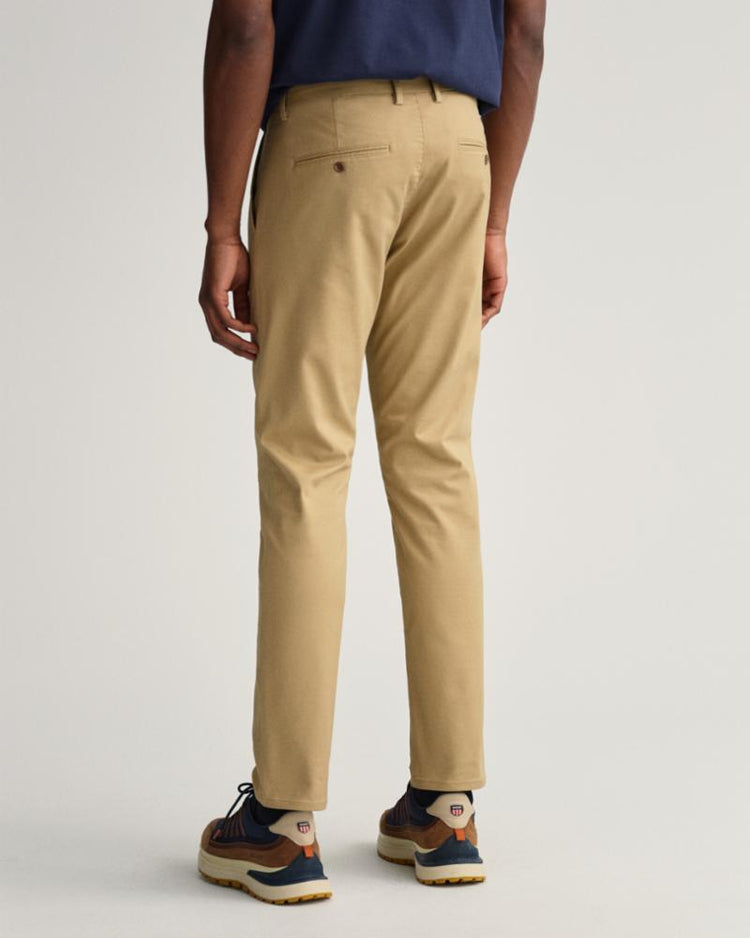 Gant Apparel Mens HALLDEN TECH PREP CHINOS 248/DARK KHAKI