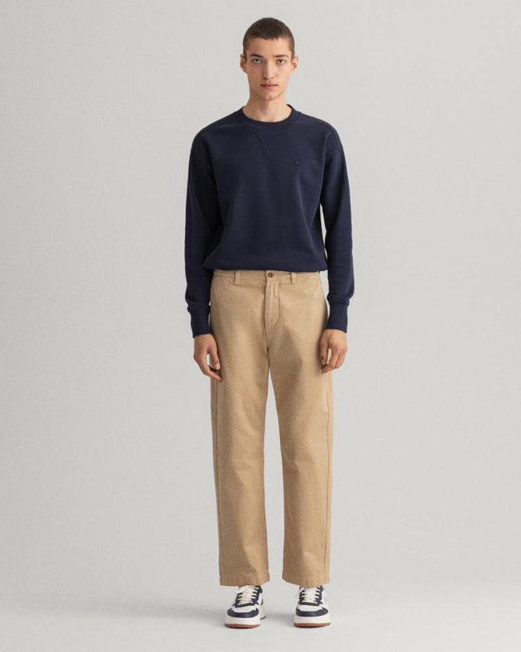 Gant Apparel Mens STRAIGHT TWILL CHINOS 248/DARK KHAKI