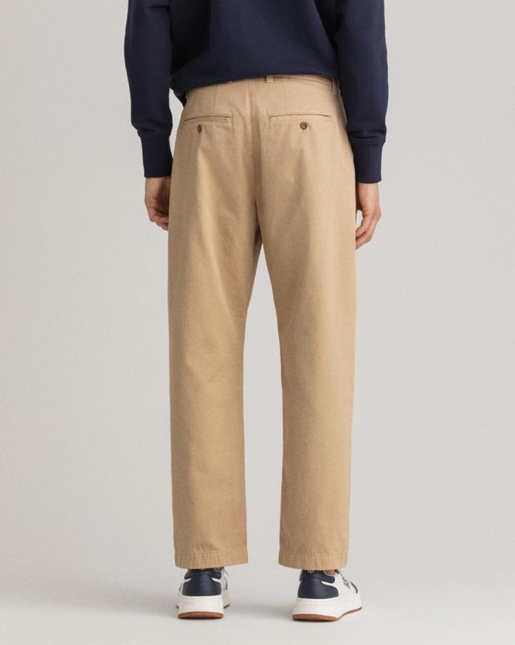Gant Apparel Mens STRAIGHT TWILL CHINOS 248/DARK KHAKI