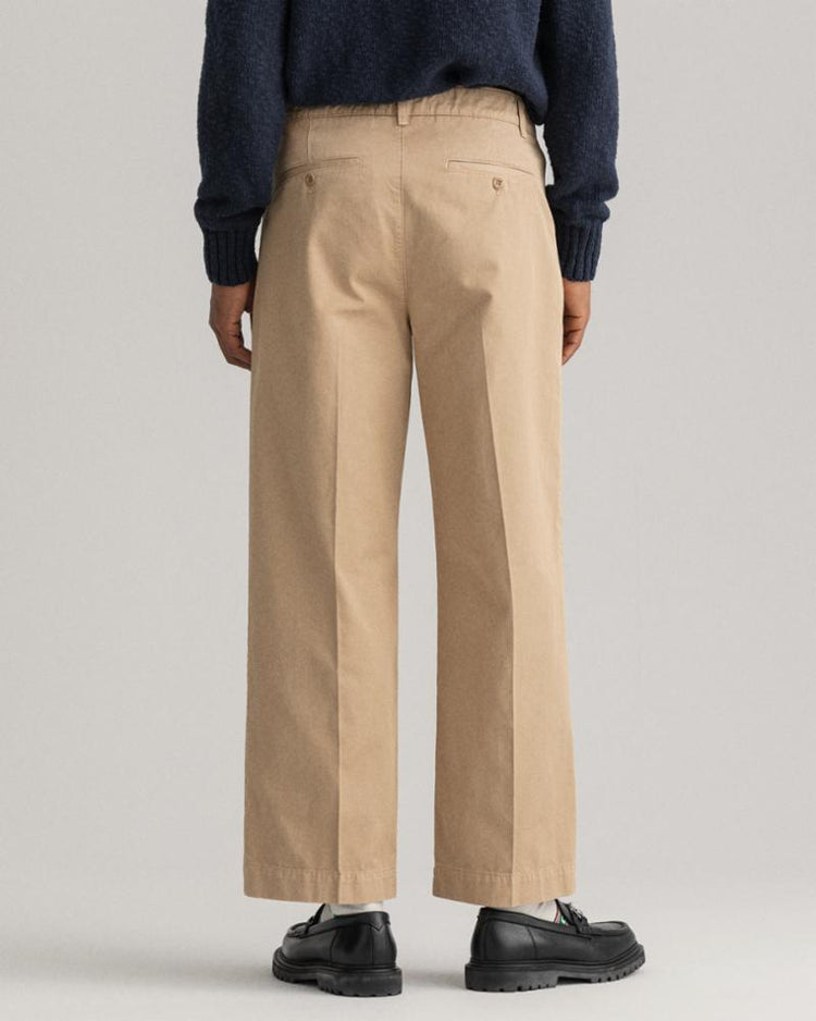Gant Apparel Mens WIDE COTTON TWILL CHINO 256/HAZELWOOD BEIGE