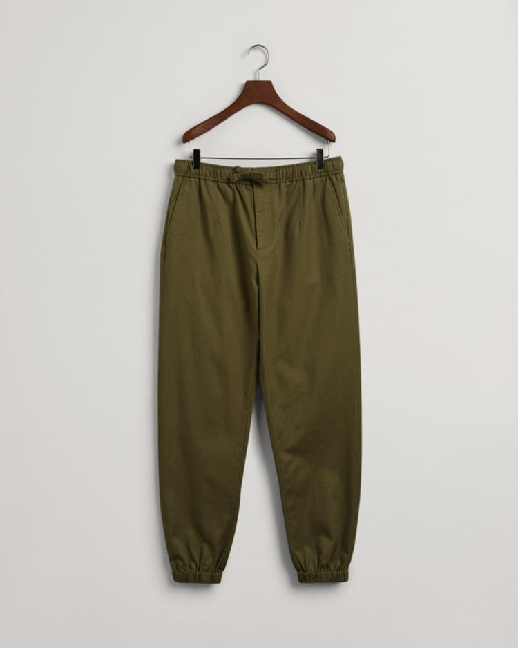 Gant Apparel Mens JOGGER CHINOS 369/HUNTER GREEN