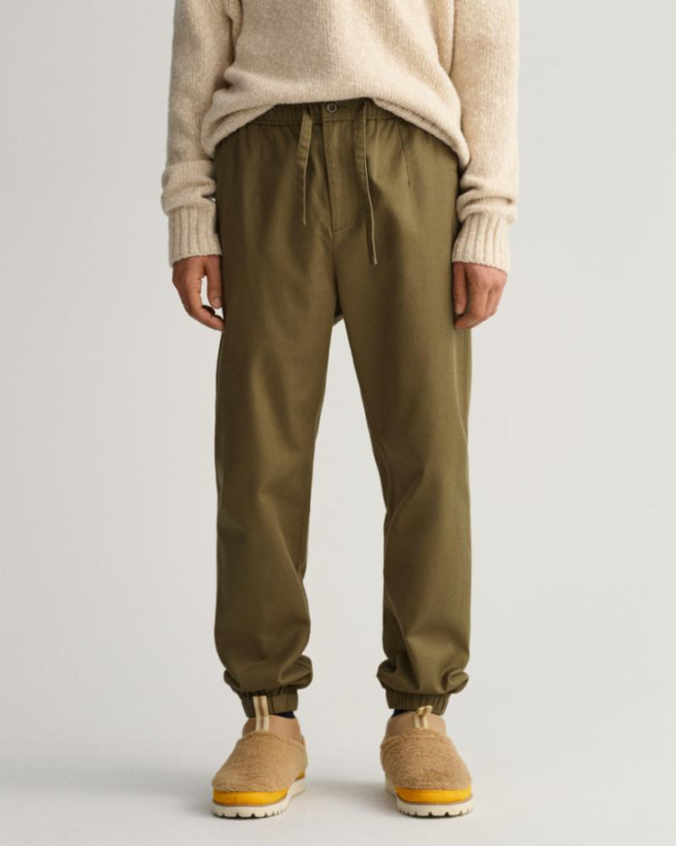 Gant Apparel Mens JOGGER CHINOS 369/HUNTER GREEN