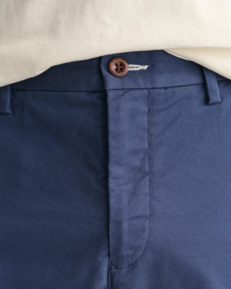 Gant Apparel Mens SLIM CHINOS 403/DUSTY BLUE SEA