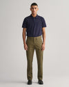 Gant Apparel Mens SLIM TWILL CHINOS 301/JUNIPER GREEN