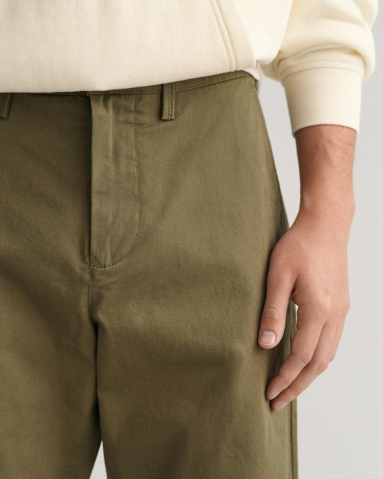 Gant Apparel Mens REGULAR TWILL CHINOS 301/JUNIPER GREEN