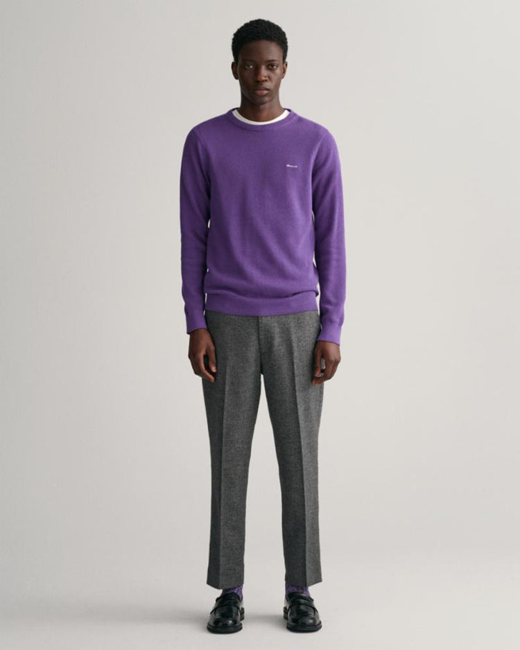 Gant Apparel Mens TAPERED HERRINGBONE PANTS 005/BLACK