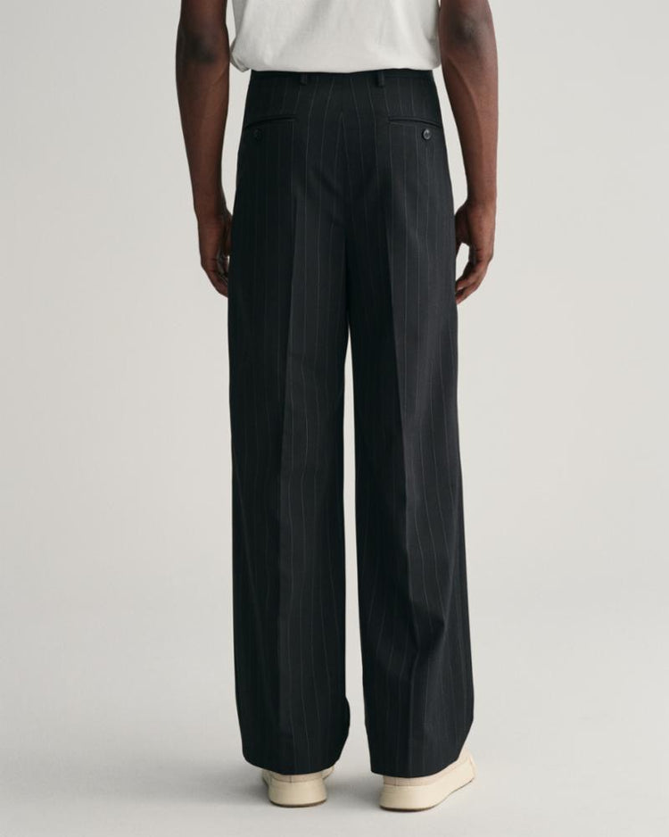 Gant Apparel Mens PLEATED PINSTRIPE SUIT PANTS 405/NAVY