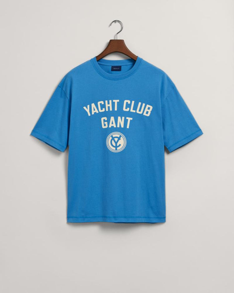 Gant Apparel Mens YACHT T-SHIRT 471/DAY BLUE