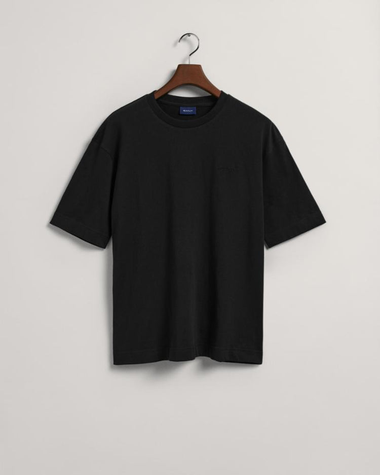 Gant Apparel Mens GANT ICON T-SHIRT 5/BLACK