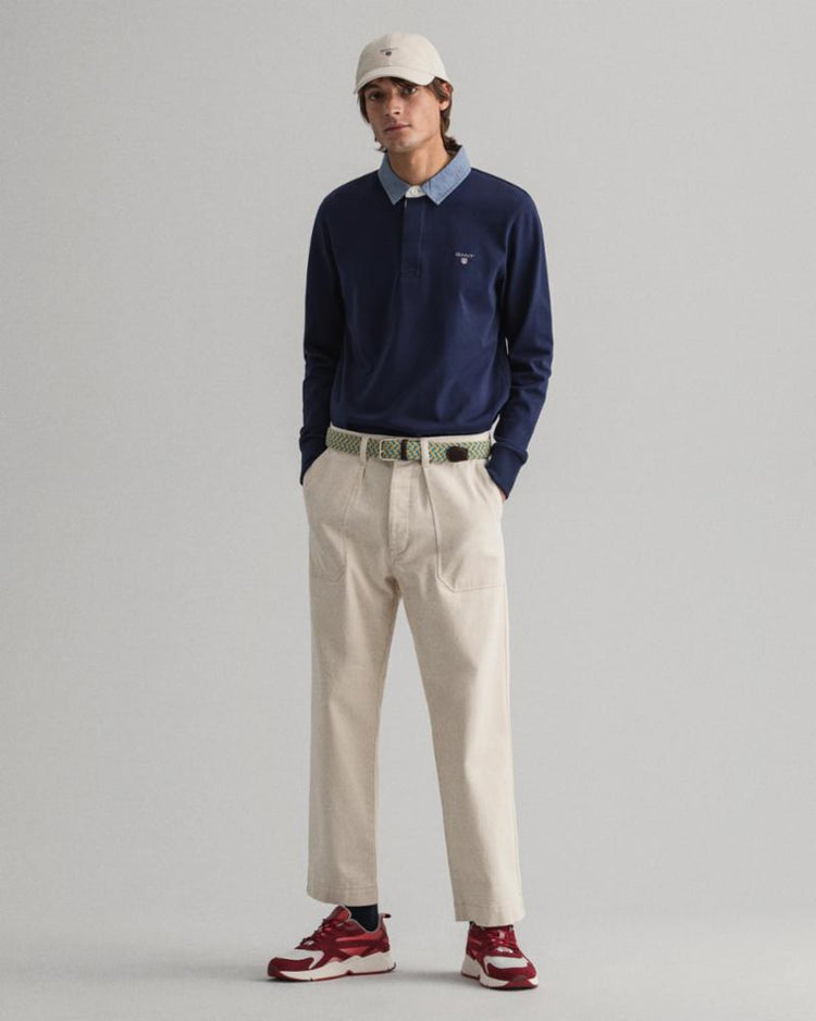 Gant Apparel Mens ORIGINAL HEAVY RUGGER 433/EVENING BLUE